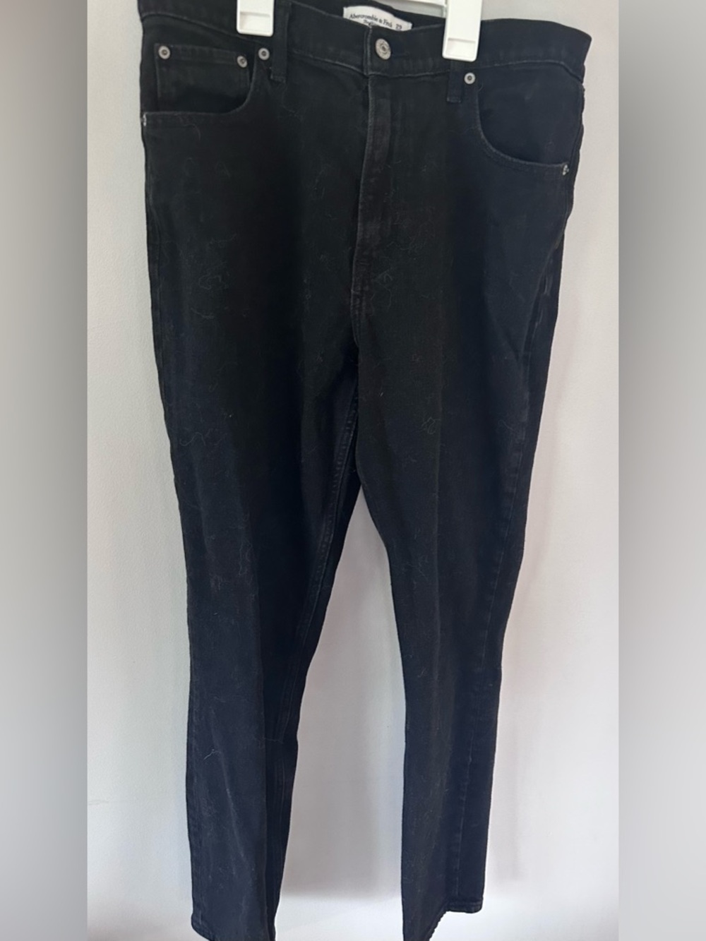 Black Abercrombie ‘the skinny’ high rise jeans 8L